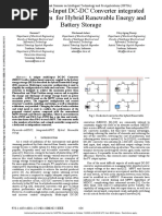 A New Multi-Input DC-DC Converter Integrated MPPT System For Hybrid Renewable Energy and Battery Storage