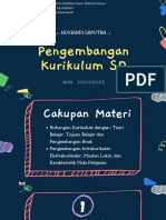 Pengembangan Kurikulum - Teori Belajar