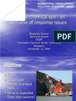Marine chemical spill