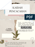 Kaidah Pencacahann