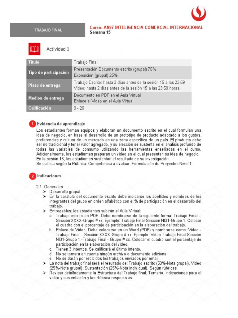 Trabajo Final AN97 Inteligencia Comercial Internacional 2022 2 PDF