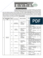 P-TEVTA Career Opportunities for Instructors & Officers