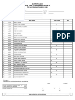Daftar Hadir Pas Kelas Xi Ruang 1
