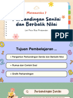 Perbandingan Senilai Dan Berbalik Nilai