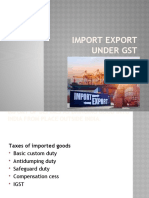 Import Export Under GST