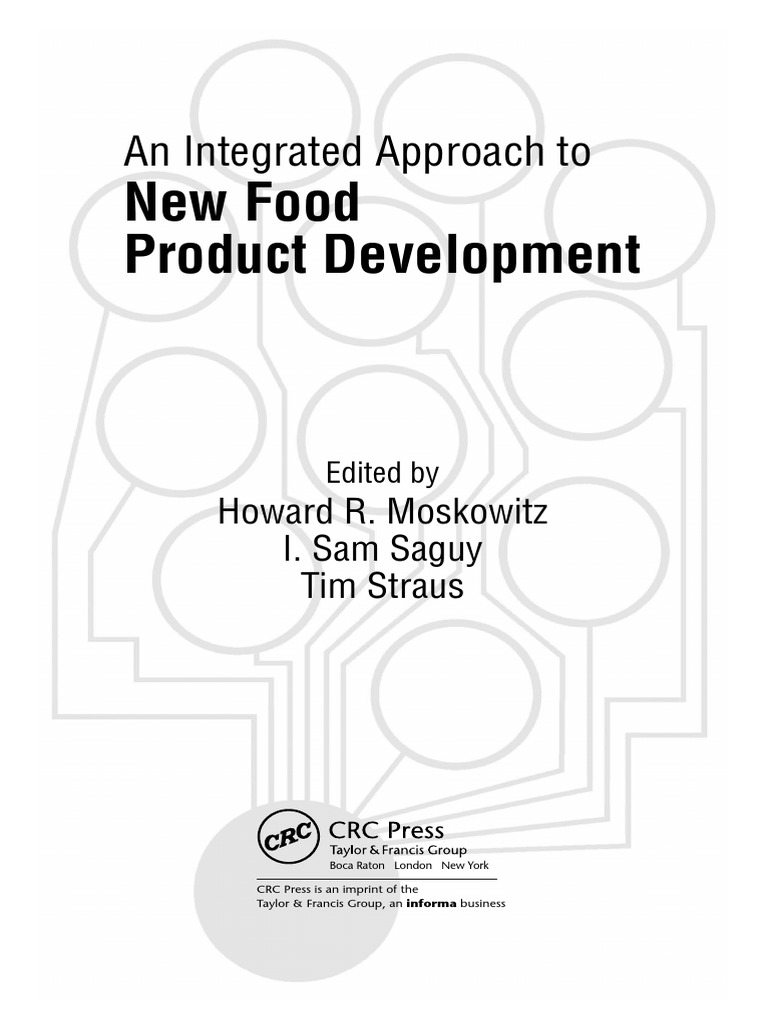 An Integrated Approach To New Food Product Develop PDF Product