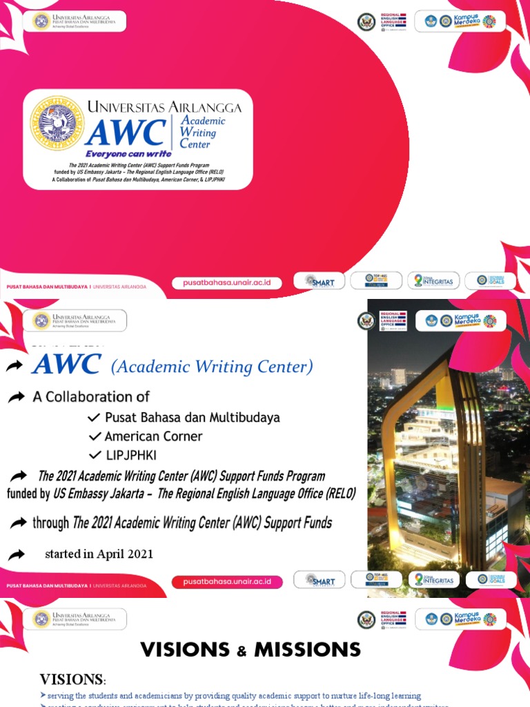 AWC Programs for UNAIR Academic Support | PDF | Thesis | Human ...