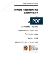 LPU UMS Software Requirements Specification