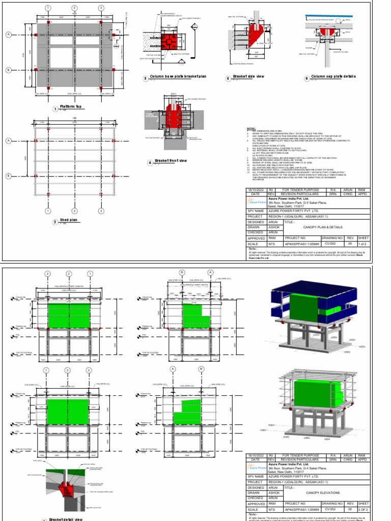 Canopy For HT Pane - 20-10 | PDF | Welding | Construction