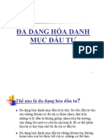 Bài giảng Đa dạng hóa đầu tư