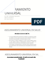 Aseguramiento Universal en Salud