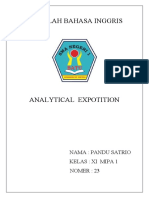 Analytical Expotition (Pandu S. XI MIPA 1)
