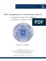 Risk Management in Construction Projects