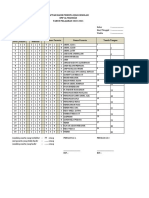 Daftar Hadir Peserta Us 2021