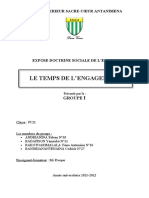 Le Temps de L'Engagement: Ecole Superieur Sacre-Cœur Antanimena