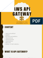 Aws API Gateway