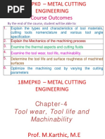 4.1 and 4.2 Tool Wear Mechanism and Types of Tool Damage