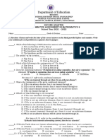 4th Summative Assessment (Math 8 - Q2)