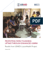 Promoting Family Planning Uptake Through Enhanced Usapan