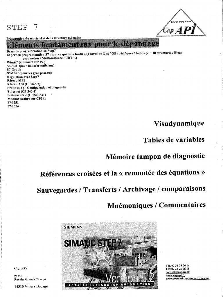 Utilisation de Step7 | PDF