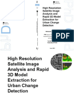 High Resolution Satellite Image Analysis and Rapid 3D Model Extraction For Urban Change Detection