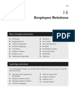 Employee Relations concepts and terms