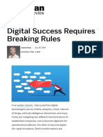 Digital Success Requires Breaking Rules