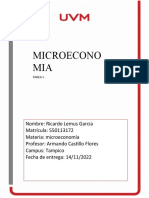 Microeconomia Tarea 6 Ricardo Lemus