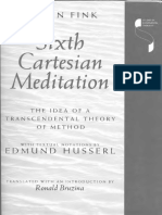Sixth Cartesian Meditation The Idea of A Transcendental Theory of Method by Eugen Fink