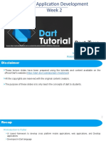 Week 2 - Dart Basics - Part 2