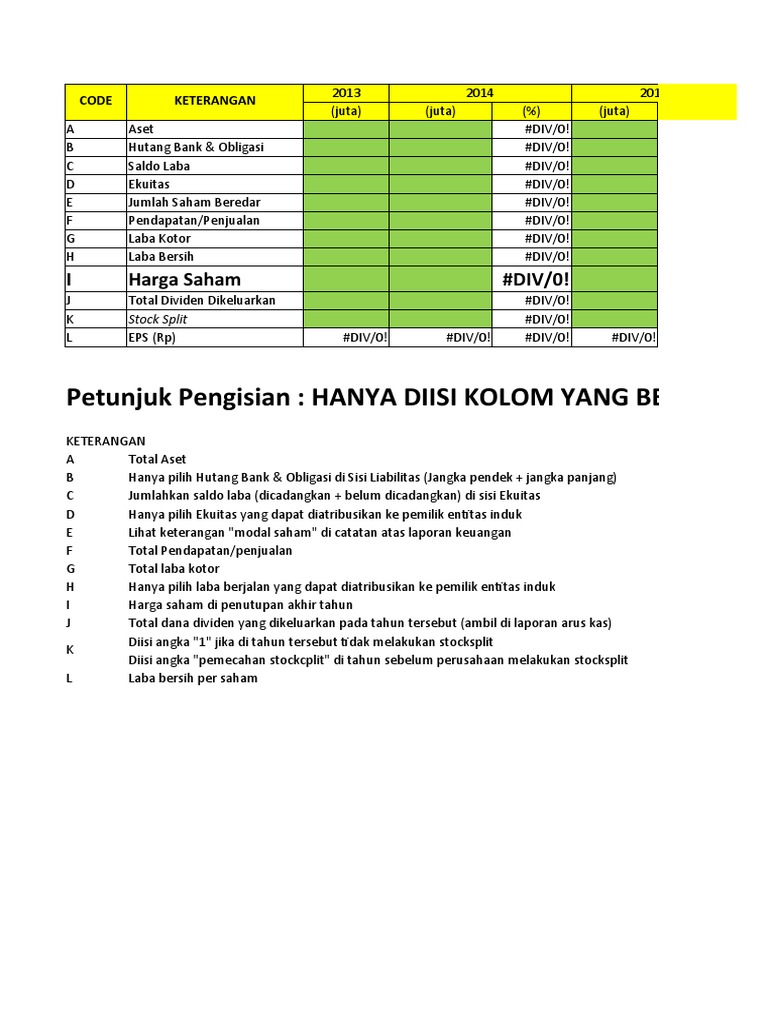 Template Idr - 20218989 | PDF