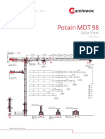 Potain MDT98 Top Slewing Tower Cranes Product Guide