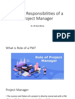 CP&M- LEC 3 Skills & Responsibilities of a Project Manager