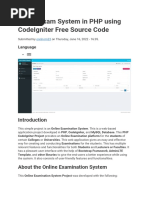 Online Learning Management System Using PHP - MySQLi With Source Code ...
