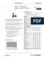 Widex Moment™ Mini Ric Rechargeable With V.2 Ric M-Receiver V.2 Ric M-Receiver Mrr2D