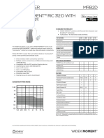 Widex Moment™ Ric 312 D With Hp-Receiver Hp-Receiver Mrb2D: Standard Technology