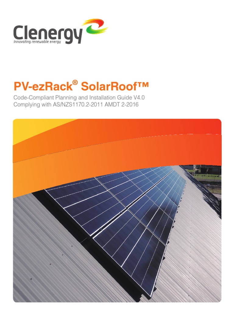 PV Ezrack SolarRoof Tin Tile Installation Guide 07082020 | PDF | Screw ...
