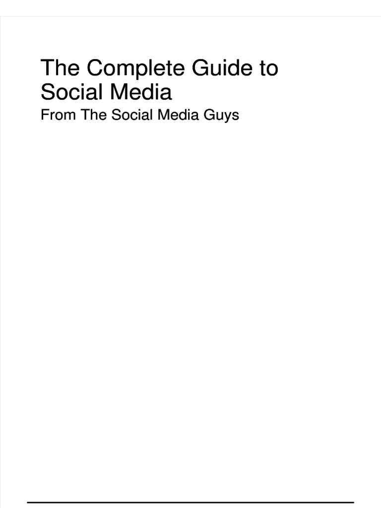 Seks Leiki Ke - PDF Complete Guide To Social Media Compress | PDF | Popular Culture & Media  Studies | Social Media