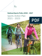 Sports Action Plan 2021 - 2023