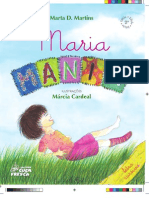 Editoração da 2ª Edição do Livro Maria Mania (Letra Cursiva)