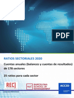 Ratios Sectoriales 2020