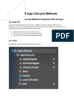 iOS App Lifecycle Methods - Differences Between iOS 12 and 13