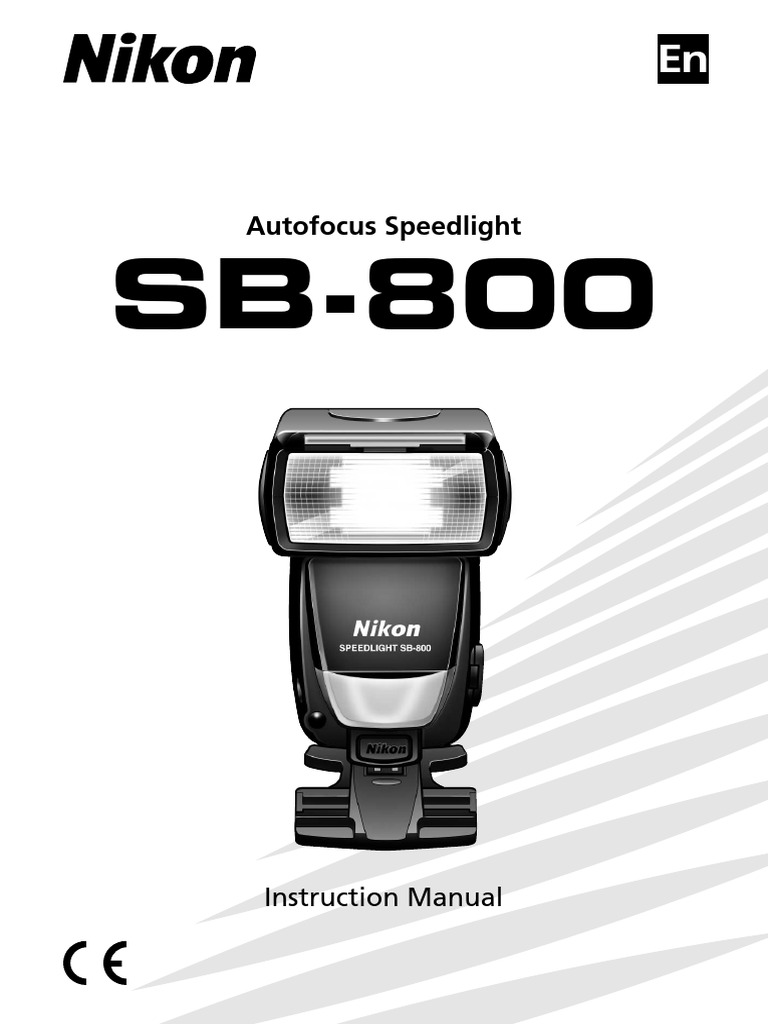 SB 800 | PDF | Flash (Photography) | Exposure (Photography)
