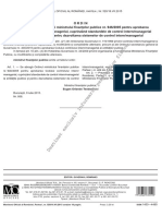 OMFP 808 2015 Abrogare OMFP 946 2005 Control Intern Managerial Entitati Publice