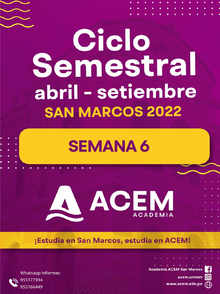 Semana 6 Semestral Acem 2022 | PDF | Racionalidad | Dieta