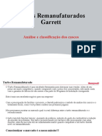 Análise e classificação de turbos remanufaturados Garrett