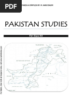 2nd Year Pak Studies (English Medium)