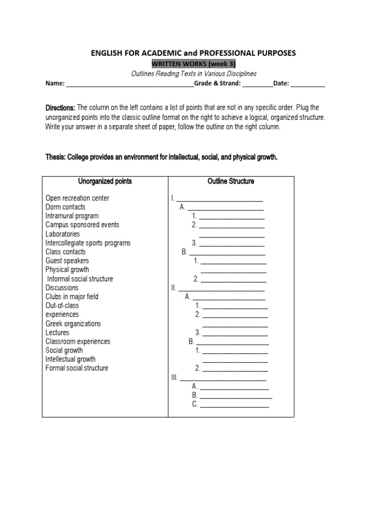 Written Works Week3 | PDF | Career & Growth | Social Science