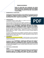 Términos de Referencia Sist Agua