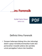 Sains Forensik